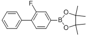 structure of CAS# 269410-15-3, 2-Fluoro-4-biphenylboronic acid, pinacol ester;2-Fluoro-4-Biphenylboronic Acid, Pinacol Ester;3-Fluoro-4-Biphenylboronic Acid, Pinacol Ester