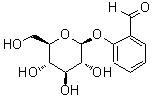 结构式 CAS# 26993-16-8, 2-甲酰基苯基 beta-D-吡喃葡萄糖苷