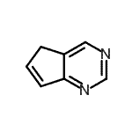 structure of CAS# 270-98-4, 5H-Cyclopenta[d]Pyrimidine;5H-cyclopenta[d]pyrimidine