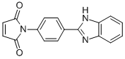 结构式 CAS# 27030-97-3, N-[4-(2-苯并咪唑基)苯基]马来酰亚胺