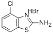 structure of CAS# 27058-83-9, 2-Amino-4-Chlorobenzothiazole Hydrobromide;(4-Chloro-1,3-Benzothiazol-2-Yl)Amine Hydrobromide;St5443757;2-Amino-4-Chlorobenzothiazole Hydrobromide
