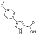 structure of CAS# 27069-16-5, 5-(4-Methoxyphenyl)-1H-Pyrazole-3-Carboxylic acid;5-(4-Methoxyphenyl)-1H-Pyrazole-3-Carboxylic Acid(SALTDATA: FREE);5-(4-Methoxyphenyl)-1H-Pyrazole-3-Carboxylic Acid ,97%;5-(4-METHOXYPHENYL)-1H-PYRAZOLE-3-CARBOXYLIC ACID