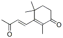 CAS 登录号：27185-77-9， 2,4,4-三甲基-3-(3-氧代-1-丁烯基)环己-2-烯-1-酮