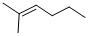 structure of CAS# 2738-19-4, 2-Methylhex-2-Ene;Inchi=1/C7h14/C1-4-5-6-7(2)3/H6h,4-5H2,1-3H;2-Hexene, 2-Methyl-;2-Methyl-2-Hexene