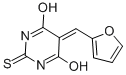 结构式 CAS# 27430-18-8, 5-呋喃亚甲基-2-硫代巴比妥酸