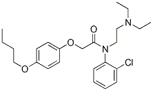 CAS#: 27468-70-8， 2-(4-Butoxyphenyloxy)-2'-Chloro-N-[2-(Diethylamino)Ethyl]Acetanilide