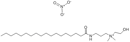 CAS#: 2764-13-8， N-(2-Hydroxyethyl)-N,N-dimethyl- 3-[(1-Oxooctadecyl)Amino]-1-Propanaminium Nitrate (Salt)