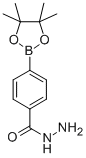 structure of CAS# 276694-16-7, 4-(Hydrazinecarbonyl)phenylboronic acid, pinacol ester;4-(4,4,5,5-Tetramethyl-1,3,2-Dioxaborolan-2-Yl)Benzoic Acid Hydrazide;4-(4,4,5,5-TETRAMETHYL-1,3,2-DIOXABOROLAN-2-YL)BENZOHYDRAZIDE;4-(Hydrazinocarbonyl)Benzeneboronic Acid Pinacol Ester, 98%