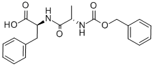 结构式 CAS# 2768-53-8, N-[(苯基甲氧基)羰基]-L-丙氨酰-L-苯丙氨酸