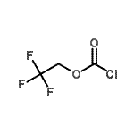 结构式 CAS# 27746-99-2, 2,2,2-三氟乙基氯甲酸酯