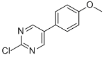 结构式 CAS# 27794-03-2, 2-氯-5-(4-甲氧基苯基)-嘧啶