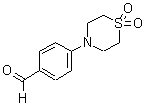 结构式 CAS# 27913-96-8, 4-(1,1-二氧代-4-硫代吗啉基)苯甲醛