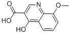 structure of CAS# 280027-18-1, 4-Hydroxy-8-Methoxyquinoline-3-Carboxylic Acid;4-Hydroxy-8-Methoxyquinoline-3-Carboxylic Acid ,95%;4-HYDROXY-8-METHOXYQUINOLINE-3-CARBOXYLIC ACID