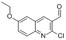 structure of CAS# 281208-98-8, 2-Chloro-6-(Ethyloxy)Quinoline-3-Carbaldehyde;2-CHLORO-6-(ETHYLOXY)QUINOLINE-3-CARBALDEHYDE;3-QUINOLINECARBOXALDEHYDE, 2-CHLORO-6-ETHOXY-;2-CHLORO-6-ETHOXY-3-QUINOLINECARBOXALDEHYDE