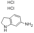 structure of CAS# 28228-73-1, 2,3-Dihydro-1H-Indol-6-Amine Hydrochloride (1:2);Indolin-1-Ium-6-Ylammonium Dichloride;6-Indolin-1-Iumylammonium Dichloride;1H-Indol-6-Amine, 2,3-Dihydro-, Dihydrochloride (9Ci)
