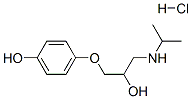 CAS 登录号：2829-84-7， 4-[2-羟基-3-(丙-2-基氨基)丙氧基]苯酚盐酸盐