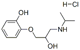 CAS 登录号：2829-92-7， 2-[2-羟基-3-(丙-2-基氨基)丙氧基]苯酚盐酸盐