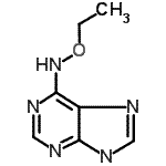 CAS 登录号：284672-31-7， N-乙氧基-1H-嘌呤-6-胺