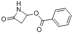 structure of CAS# 28562-58-5, 4-(Benzoyloxy)-2-Azetidinone;Benzoic Acid [(2S)-4-Oxo-2-Azetidinyl] Ester;Benzoic Acid [(2S)-4-Ketoazetidin-2-Yl] Ester;Zinc00155717