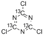 structure of CAS# 286013-07-8, Cyanuric-13C3 Chloride