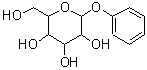 structure of CAS# 2871-15-0, Phenyl Hexopyranoside;PHENYL A-D-GALACTOPYRANOSIDE;β-D-GALACTOPYRANOSIDE, PHENYL;β-D-GLUCOPYRANOSIDE, PHENYL