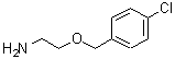结构式 CAS# 287179-98-0, 2-[(4-氯苄基)氧基]乙胺