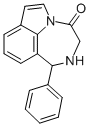 CAS#: 28748-81-4， 2,3-Dihydro-1-Phenyl-Pyrrolo(3,2,1-jk)(1,4)Benzodiazepin-4(1H)-One