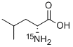 结构式 CAS# 287484-39-3, D-亮氨酸-15N