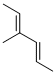 structure of CAS# 28823-42-9, 3-Methyl-2,4-Hexadiene;(4E)-3-Methylhexa-2,4-Diene;(2E,4E)-3-Methylhexa-2,4-Diene;3-Methyl-2,4-Hexadiene