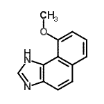 CAS 登录号：28825-07-2， 9-甲氧基-1H-萘并[1,2-d]咪唑