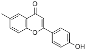 structure of CAS# 288401-04-7, 4'-Hydroxy-6-Methylflavone;4'-Hydroxy-6-Methylflavone, 97;4'-HYDROXY-6-METHYLFLAVONE