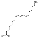 structure of CAS# 28872-28-8, (8Z,10E,12Z)-8,10,12-Octadecatrienoic Acid;[28872-28-8];8(Z),10(E),12(Z)-OCTADECATRIENOIC ACID;8Z,10E,12Z-octadecatrienoic acid