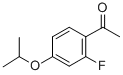 结构式 CAS# 289039-80-1, 2'-氟-4'-异丙氧基苯乙酮