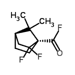 CAS 登录号：289722-44-7， (4R)-2,2-二氟-7,7-二甲基双环[2.2.1]庚烷-1-羰基氟化物