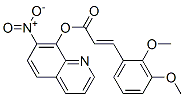 CAS#: 29002-26-4， 3-(2,3-Dimethoxyphenyl)Propenoic Acid 7-Nitro-8-Quinolyl Ester