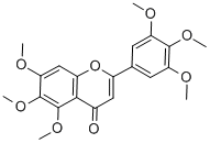 structure of CAS# 29043-07-0, 3',4',5',5,6,7-Hexamethoxyflavone;5,6,7-Trimethoxy-2-(3,4,5-Trimethoxyphenyl)-4-Chromenone;5,6,7-Trimethoxy-2-(3,4,5-Trimethoxyphenyl)Chromone;St5331618