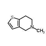 CAS#: 29064-70-8， 5-Methyl-4,5,6,7-Tetrahydrothieno[3,2-c]Pyridine