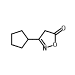 CAS 登录号：29068-27-7， 3-环戊基-1,2-恶唑-5(4H)-酮
