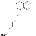 CAS 登录号：29138-91-8， 1-辛基-1,2,3,4-四氢萘