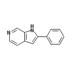 CAS#: 2922-07-8， 2-Phenyl-1H-Pyrrolo[2,3-c]Pyridine