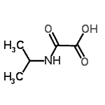 结构式 CAS# 29262-57-5, (异丙基氨基)(氧代)乙酸