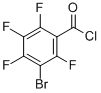 structure of CAS# 292621-46-6, 3-Bromo-2,4,5,6-Tetrafluorobenzoyl Chloride;3-Bromo-2,4,5,6-Tetrafluoro-Benzoyl Chloride;Zinc02548041;B168