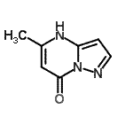 structure of CAS# 29274-35-9, 5-Methyl-4H-Pyrazolo[5,1-b]Pyrimidin-7-One;5-methyl-4,8-dihydropyrazolo[1,5-a]pyrimidin-7-one;5-methyl-4H,7H-pyrazolo[1,5-a]pyrimidin-7-one;5-Methylpyrazolo[1,5-a]pyrimidin-7(4H)-one
