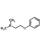 CAS 登录号：29449-98-7， N,N-二甲基-2-(4-吡啶基氧基)乙胺