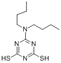 结构式 CAS# 29529-99-5, 6-(二丁基氨基)-1,3,5-三嗪-2,4(1H,3H)-二硫酮