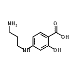 CAS#: 295307-79-8， 4-[(3-Aminopropyl)Amino]-2-Hydroxybenzoic Acid