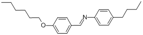 structure of CAS# 29743-11-1, (E)-N-(4-Hexyloxybenzylidene)-4'-butylaniline;(4-Butylphenyl)-(4-Hexoxybenzylidene)Amine;Fr-0807;Sbb008050