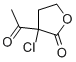 structure of CAS# 2986-00-7, 3-Acetyl-3-Chlorodihydrofuran-2(3H)-One;3-Acetyl-3-Chloro-Tetrahydrofuran-2-One;3-Acetyl-3-Chloro-2-Tetrahydrofuranone;3-Chloro-3-Ethanoyl-Oxolan-2-One