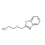 CAS 登录号：2988-23-0， 2-[(1,3-苯并噻唑-2-基甲基)硫基]乙醇