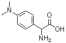 structure of CAS# 29884-03-5, Amino[4-(Dimethylamino)Phenyl]Acetic Acid;2-Amino-2-(4-dimethylaminophenyl)acetic acid;AMINO-(4-DIMETHYLAMINO-PHENYL)-ACETIC ACID;amino[4-(dimethylamino)phenyl]acetic acid